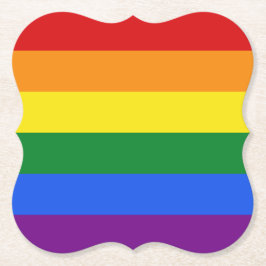 Regenboogvlag onderzetters