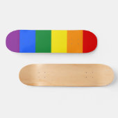 Regenboogvlag Persoonlijk Skateboard (Horizontaal)