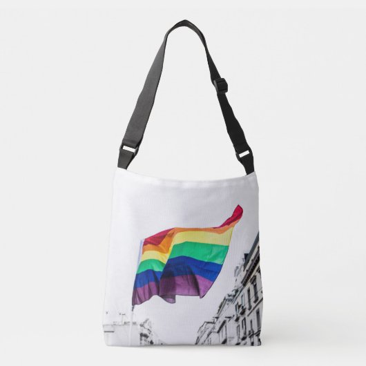 Regenboogvlag Pride Crossbody Tas (Voorkant)