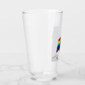 Regenboogvlag Pride Glas (Rechts)