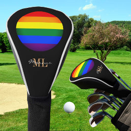 Regenboogvlag & Pride Golfing monogrammed / LGBT G Golfheadcover