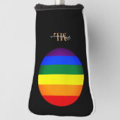 Regenboogvlag & Pride Golfing monogrammed/LGBT Golfheadcover (Draai 90)