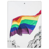 Regenboogvlag Pride Klembord (Achterkant)