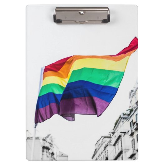 Regenboogvlag Pride Klembord (Voorkant)