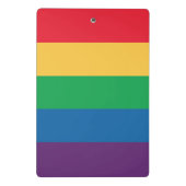 Regenboogvlag Pride Klembord (Achterkant)