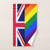 Regenboogvlag & Pride, LGBT-gemeenschap/Britse vla Bad Handdoek (Handdoek)