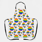 Regenboogvlag & Pride, LGBT kookkeuken op hotels Schort (Voorkant)