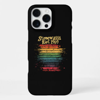 Regenboogvlag Pride Maand Stone muur Rel niet 1969 iPhone 16 Pro Max Hoesje