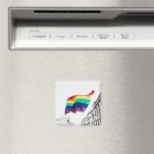 Regenboogvlag Pride Magneet (Insitu (Vaatwasser))