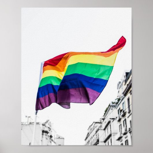Regenboogvlag Pride Poster (Voorkant)
