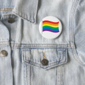Regenboogvlag Ronde Button 5,7 Cm (In situ)