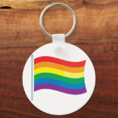 Regenboogvlag Sleutelhanger (Voorkant)