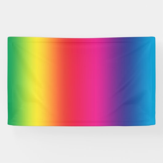 Regenboogvlag Spandoek (Horizontaal)