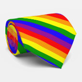 Regenboogvlag Stropdas (Opgerold)