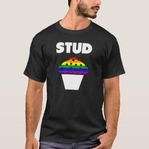 REGENBOOGVLAG STUD MUFFIN T-SHIRT