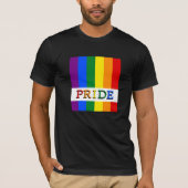 Regenboogvlag T-Shirt & LGBT, Pride mode (Voorkant)