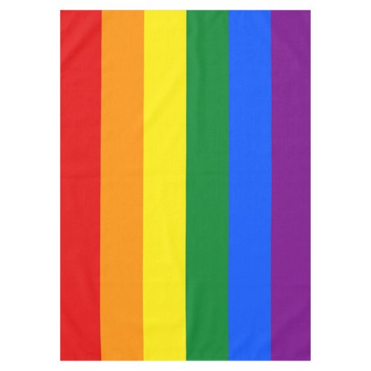 Regenboogvlag Tafelkleed (Voorkant)