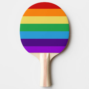 Regenboogvlag Tafeltennisbatje