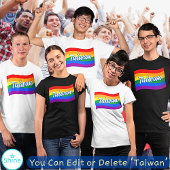 Regenboogvlag Taiwan Taipei Gay Pride LGBTQ T-shirt