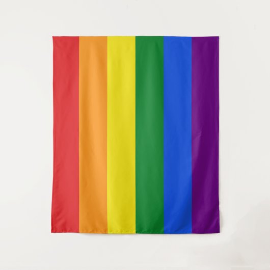 Regenboogvlag tapijten wandkleed (Voorkant)