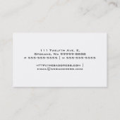 Regenboogvlag Textured look Visitekaartje (Achterkant)