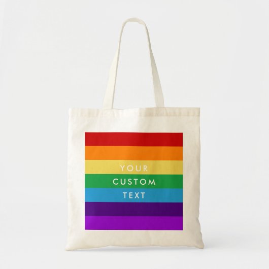 Regenboogvlag Tote Bag (Voorkant)
