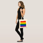 Regenboogvlag Tote Bag (Voorkant (model))