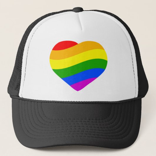 Regenboogvlag Trucker Pet (Voorkant)