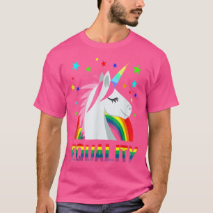Regenboogvlag Unicorn Stars LGBT Gay T-shirt