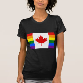 Regenboogvlag van Canada T-shirt