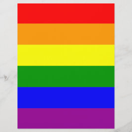 Regenboogvlag van de Gay Pride Flyer