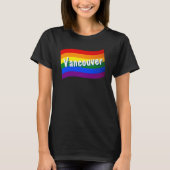 Regenboogvlag Vancouver Canada Gay Pride LGBTQ T-shirt (Voorkant)