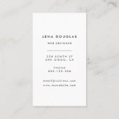 Regenboogvlag verticaal visitekaartje (Achterkant)