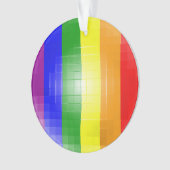 REGENBOOGVLAG VIERKANTE TEGEL ORNAMENT (voorkant)