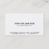 regenboogvlag visitekaartje (Achterkant)