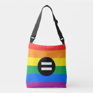 Regenboogvlag voor homo's crossbody tas