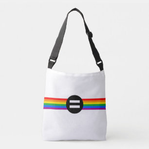 Regenboogvlag voor homo's crossbody tas