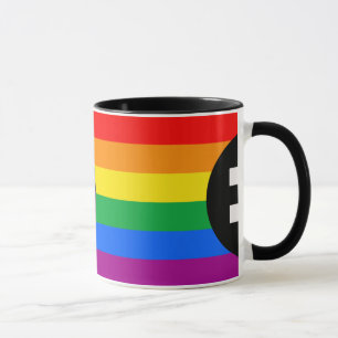 Regenboogvlag voor homo's mok