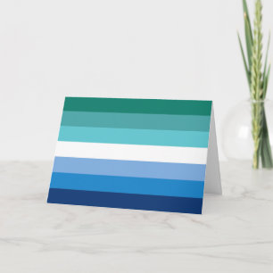 Regenboogvlag voor homoseksuele mannen feestdagen kaart