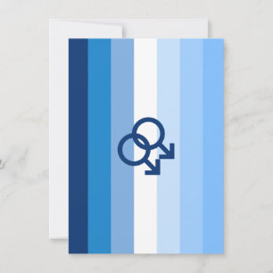 Regenboogvlag voor homoseksuele mannen feestdagenkaart