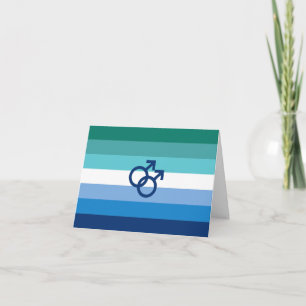 Regenboogvlag voor homoseksuele mannen kaart