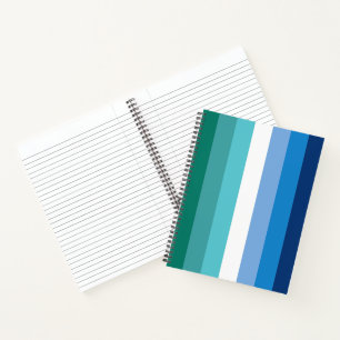 Regenboogvlag voor homoseksuele mannen notitieboek