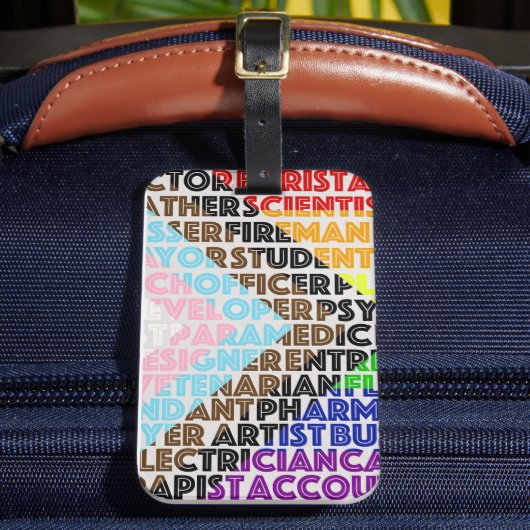 Regenboogvlag voor Pride LGBTQ Diversiteit Bagagelabel (Voorkant Insitu 2)
