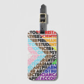 Regenboogvlag voor Pride LGBTQ Diversiteit Bagagelabel (Voorkant (verticaal))