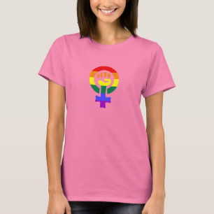 Regenboogvlag Vrouw T-shirt voor vrouwen