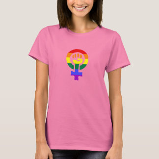 Regenboogvlag Vrouw T-shirt voor vrouwen