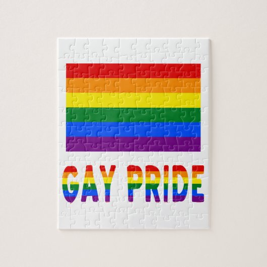 Regenboogvlag & Woorden Legpuzzel (Verticaal)