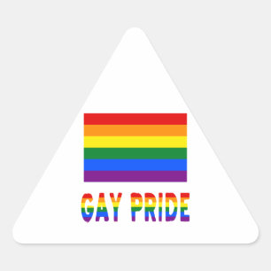 Regenboogvlag & Woorden Sticker