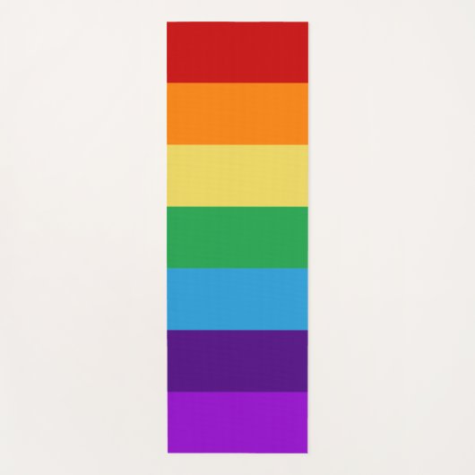 Regenboogvlag Yogamat (Voorkant)