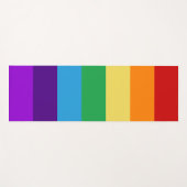 Regenboogvlag Yogamat (Voorkant (horizontaal))